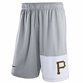 Men's Pittsburgh Pirates Nike Gray Dry Fly Shorts,baseball caps,new era cap wholesale,wholesale hats